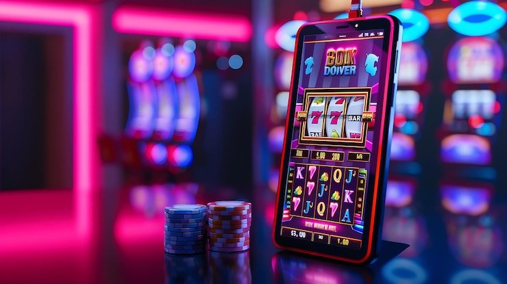 Buffalo King slot interface on naga cuan55.com mobile showing five-reel grid and spin controls optimized for phone screens